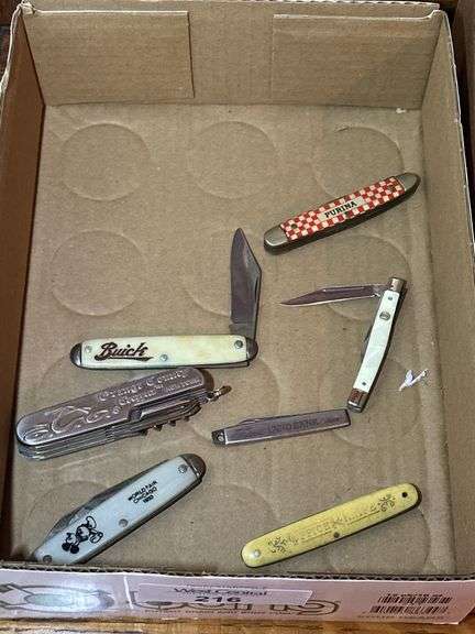 Advertising Pocket Knife Collection - Purina, Buick, Disney, Orange County Choppers image