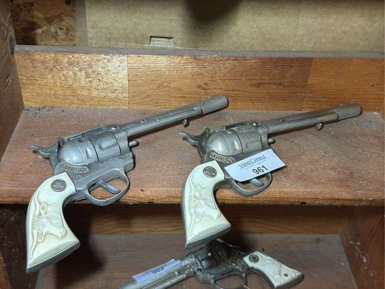 Collection of Toy Cowboy Revolvers image