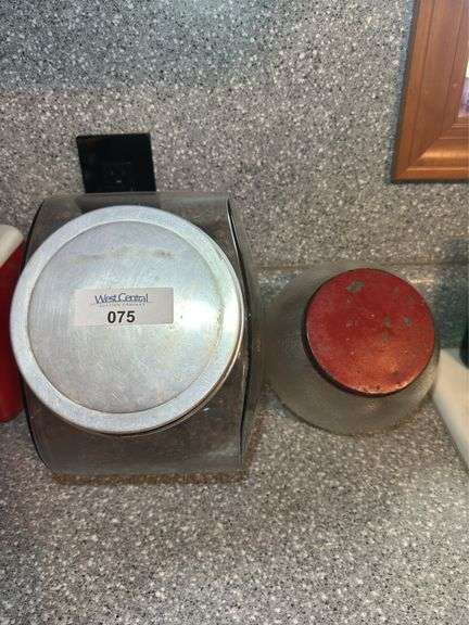 Pair of Store Display Jars image