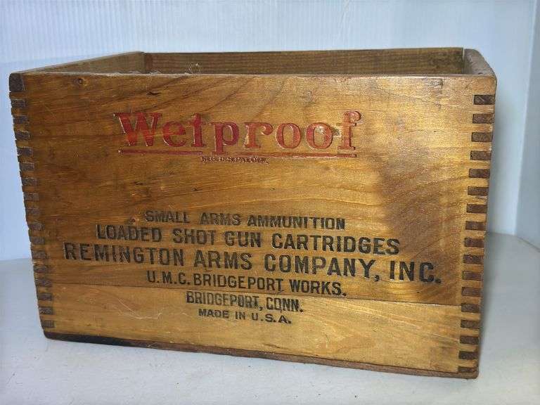Remington Arms Company Wooden Ammunition Box image