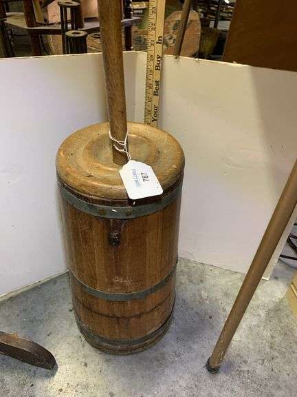 Wooden Butter Churn image