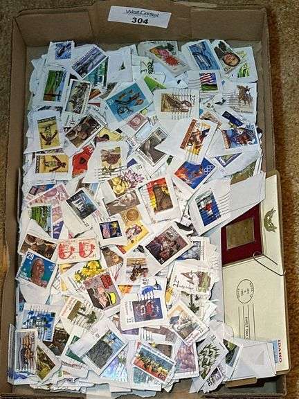 Assorted US Postage Stamps image