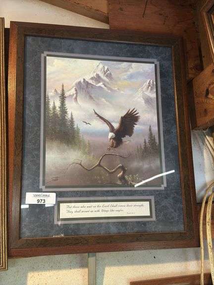 Framed Eagle Art image