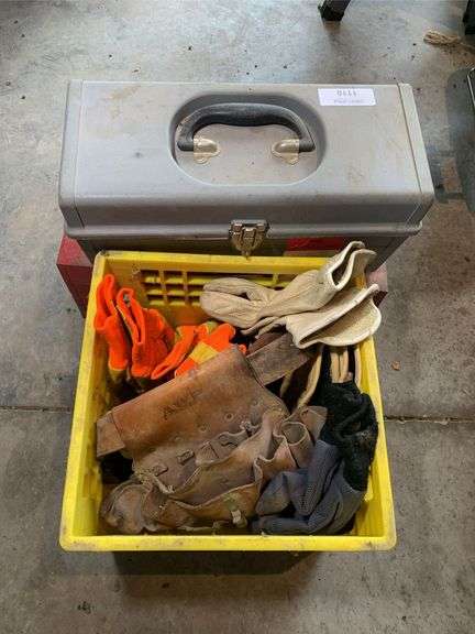 Toolboxes, Toolbelt and Gloves image