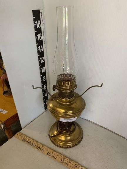 Aladdin Model Electric Lamp with Glass Shade image