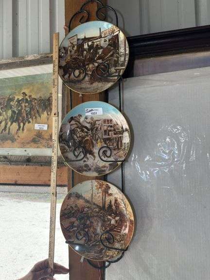 Charles M Russell "Wildwest Series" Collector Plates image