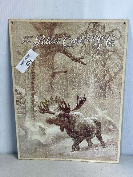 The Peters Cartridge Co. Metal Advertising Sign image