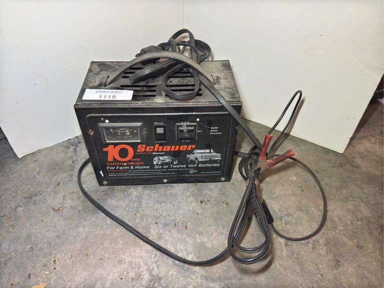 Schauer 10 Amp Battery Charger for Farm & Home image