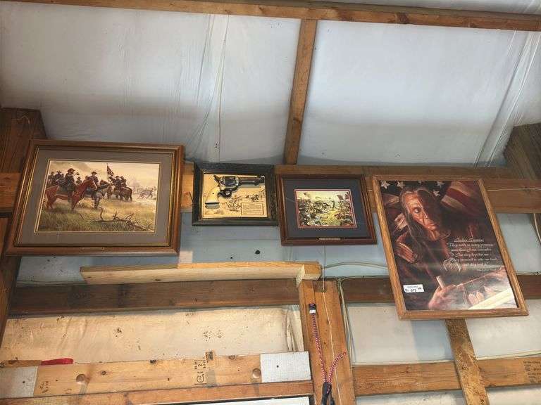 Framed Wall Decor: Western, Native American, Civil War image