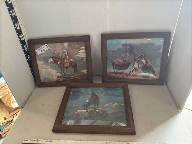 Set of 3 Framed Ragner Mannise Prints image