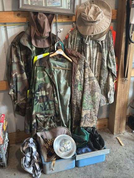 Camouflage Clothing Lot with Accessories image