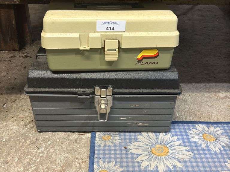 Plano and Tuff-Box Tool/Tackle Boxes with Contents image