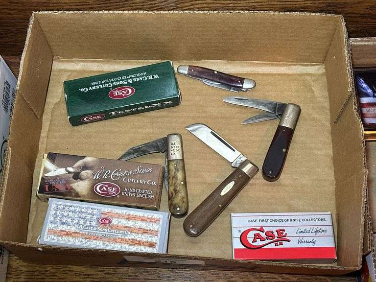 Case Pocket Knife Lot with Boxes image