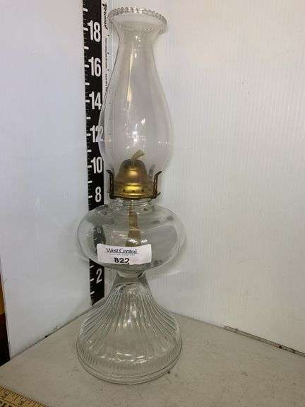 Clear Glass Oil Lamp - Miller MFG image