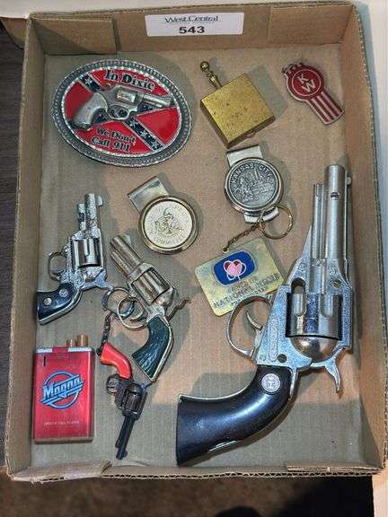 Collectible Toys, Belt Buckles, Money Clips, and More image