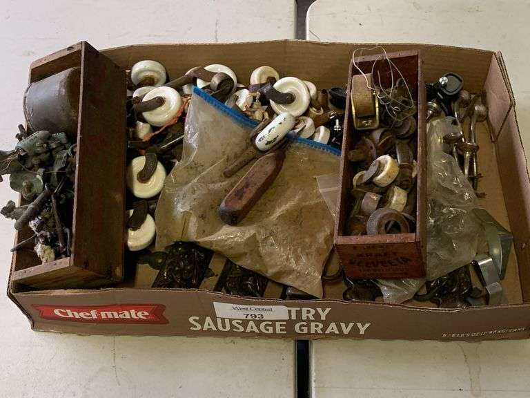 Box Lot of Assorted Hardware - Drawer Pulls, Knobs, and More image