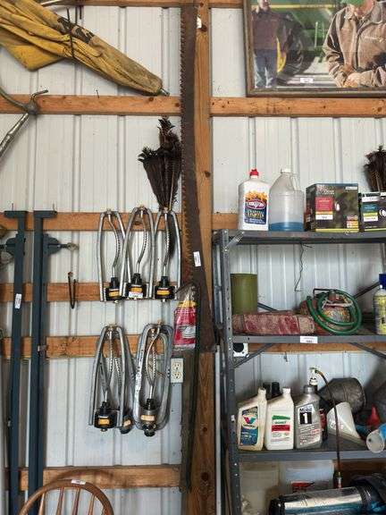 Two Man Saw, Pry bar, Filter, 3 Items only, NO OTHER ITEMS ARE INCLUDED image