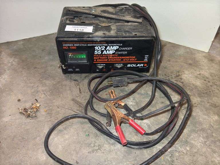 SOLAR No. 1060 10/2 AMP Charger 55 AMP Starter image