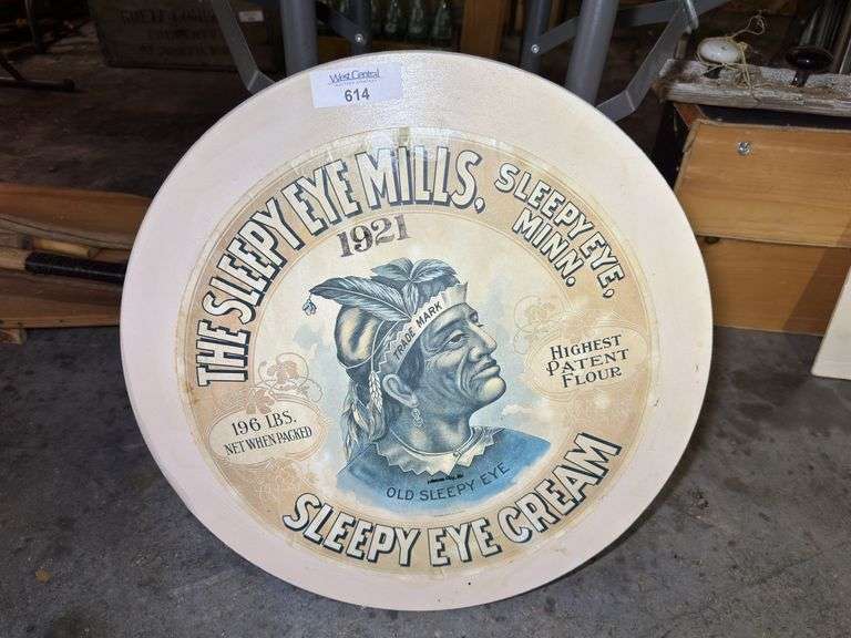 The Sleepy Eye Mills 1921 Advertising plaque image