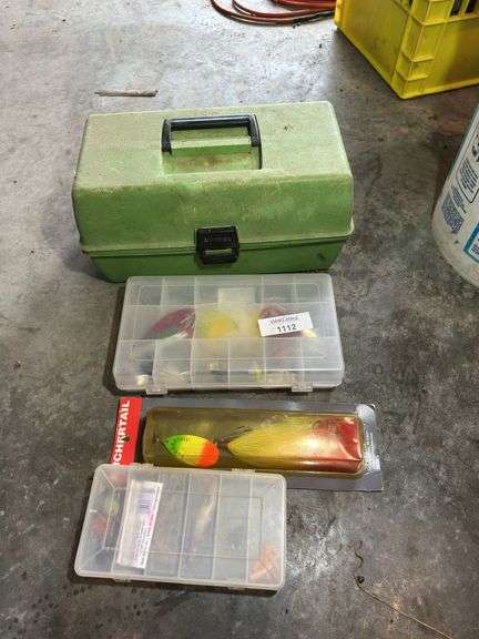Tackle Box with Assorted Fishing Lures and Accessories image