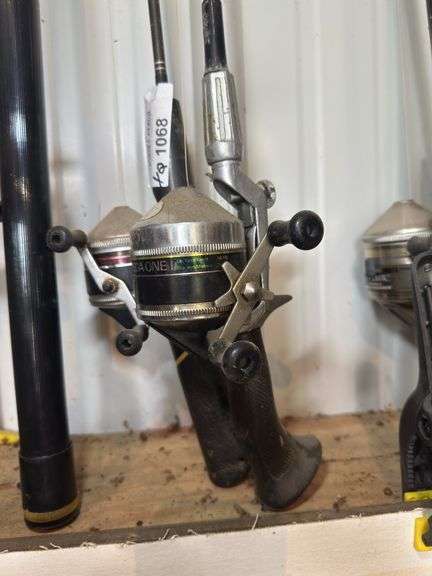 Lot of Two Rods and Zebco Fishing Rods and Reels image