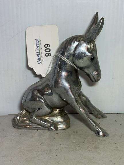 Metal Donkey Hood Ornament image
