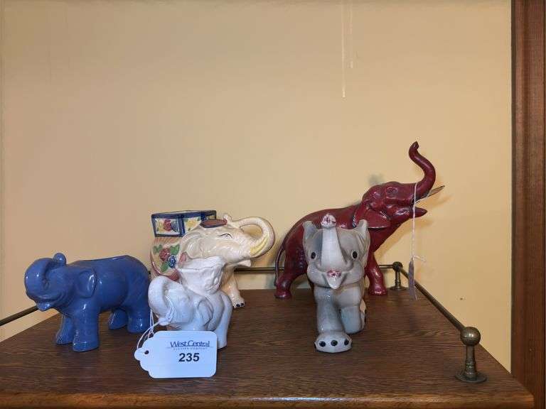 Collection of Elephant Figurines image