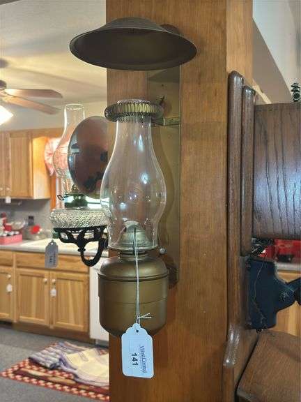 Vintage-Style Wall Mounted Kerosene Lamp image