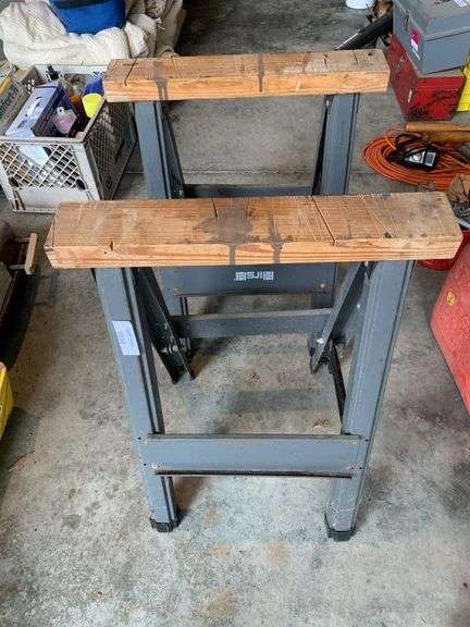 Pair of Hirsh Sawhorse Stands image