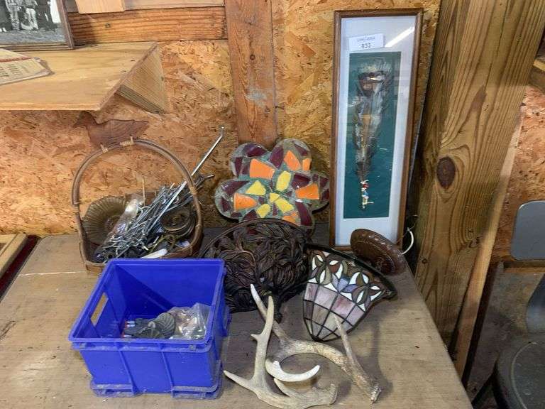 Mixed Lot: Lighting, Art, Ornaments, and More image