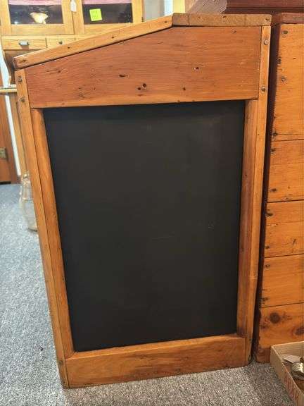 Wood Framed Tin Coffee Bin image