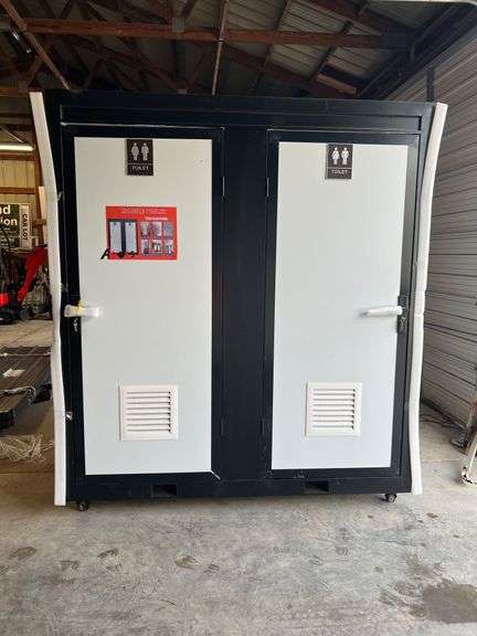 Double person toilet  7FT (door needs repair)