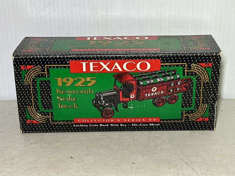 ERTIL 1925 Texaco Kenworth Stake Truck Die-Cast Coin Bank image