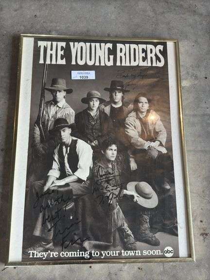 The Young Riders Signed Poster image