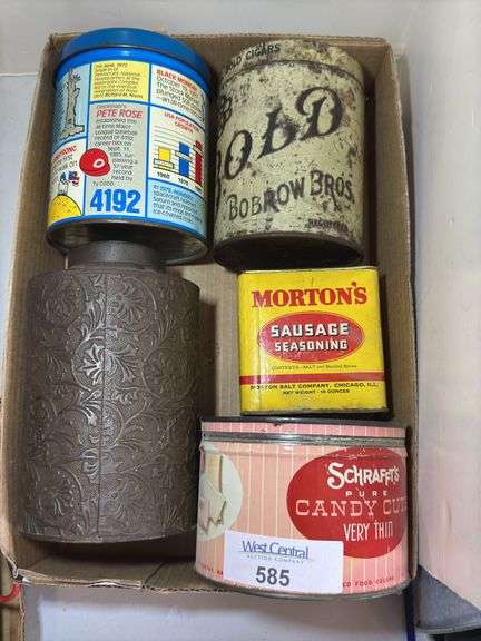 Collection of Advertising Tins image