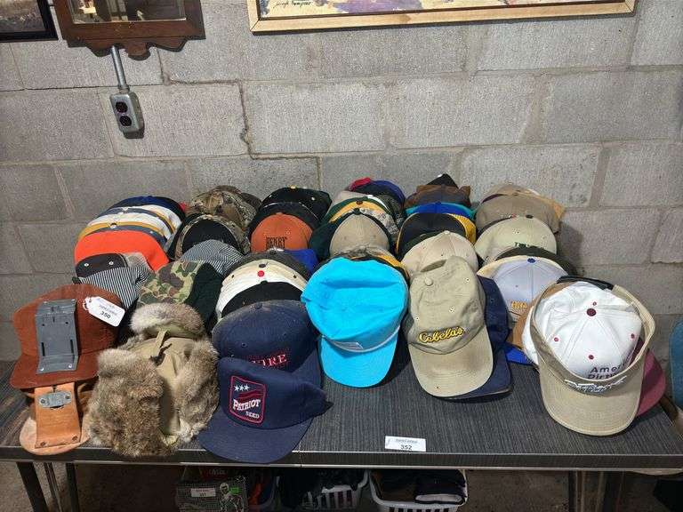 Assorted Adjustable Hats Including Cabela's, Patriot Seed, and More image