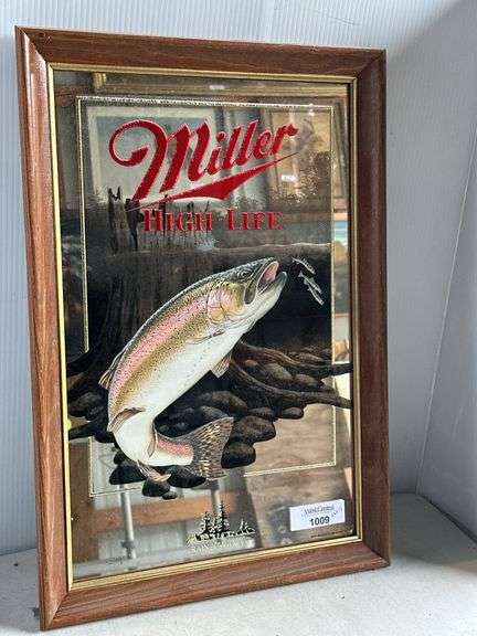 Miller High Life Rainbow Trout Mirror image