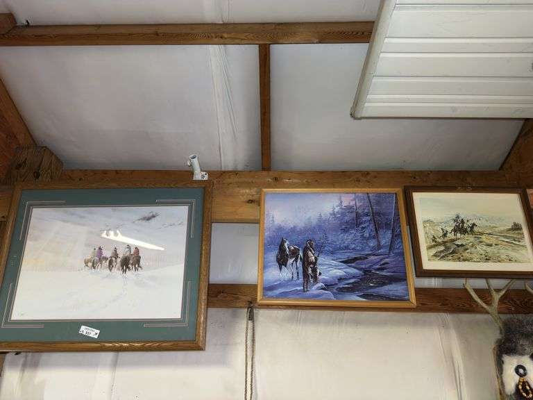 Framed Native American Inspired Art Prints image