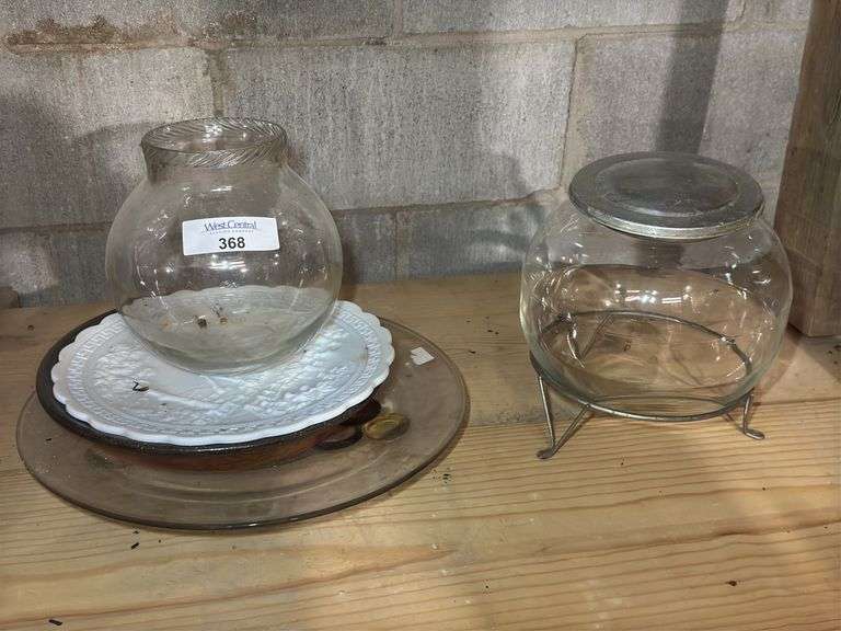 Glassware: Jars and Decorative Plates image