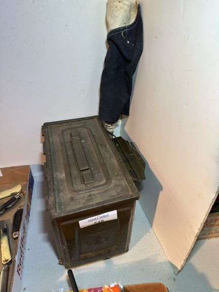 Belmont U.S.S. Ammo Box & Signal Flag image