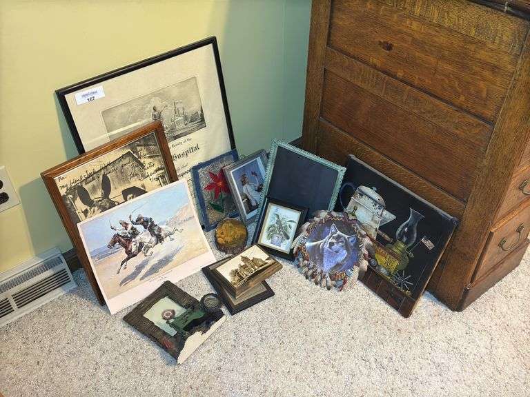 Collection of Framed Art, Prints, and Collectibles image