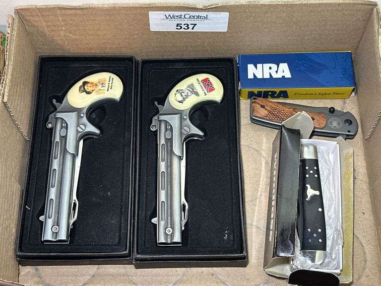 Assorted Knives: Pistol Knife Set, NRA Knife & Windlass Knife image