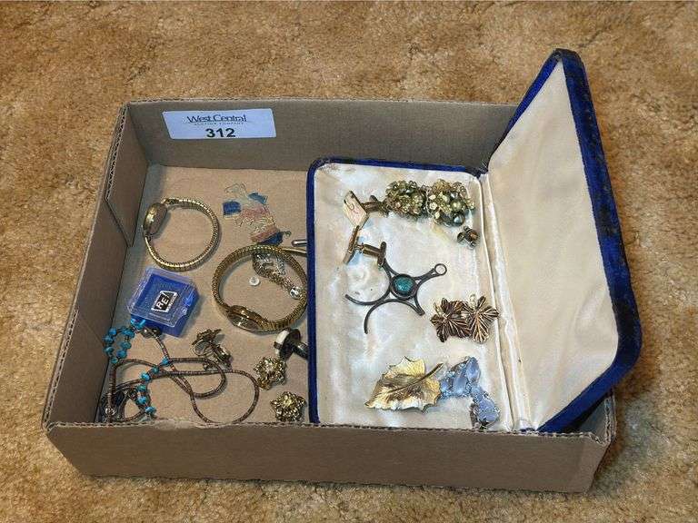 Jewelry - Cufflinks, Earrings, Brooches, and Wristwatches image