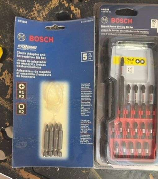 Bosch Impact Driver Bit Set & HDX Pliers Set - New image