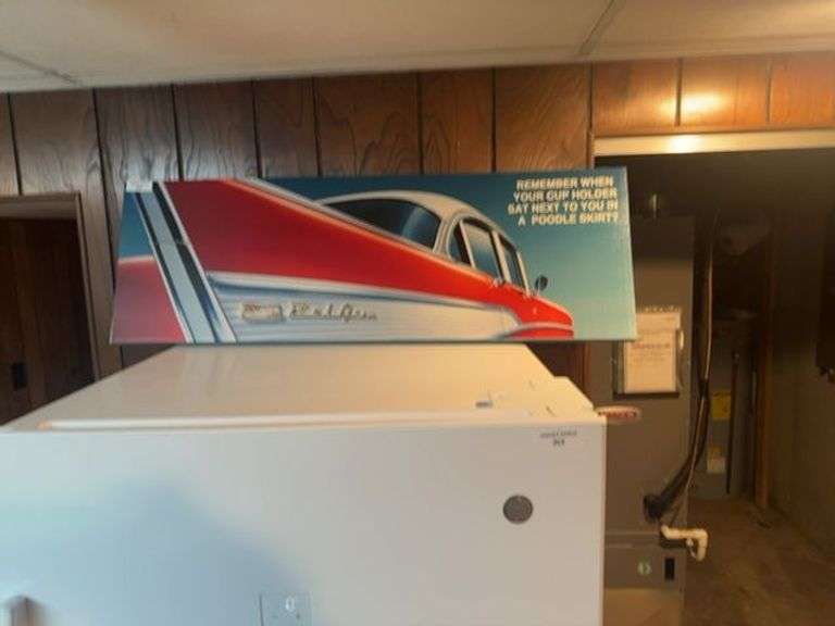 Bel Air Car Advertisement Sign image