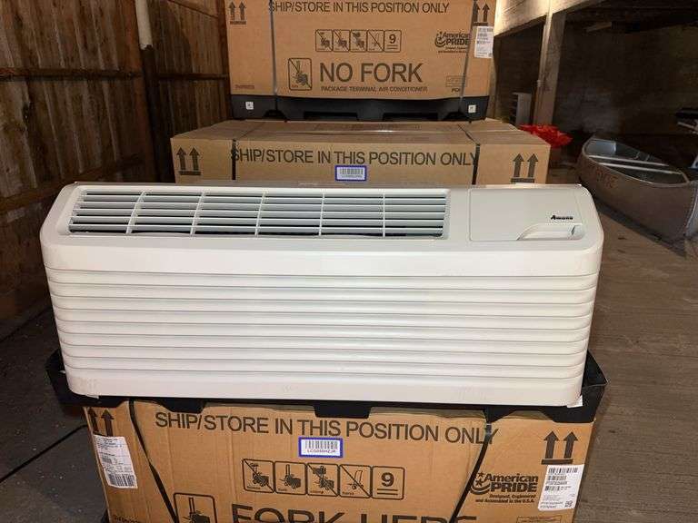 Amana American Pride PTC123G35AXXX Package Terminal Air Conditioner, NIB, No Wall Sleeve Included image