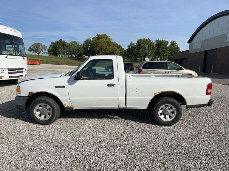 2011 White Ford Ranger Pickup Truck (NO TITLE/SCRAP) image