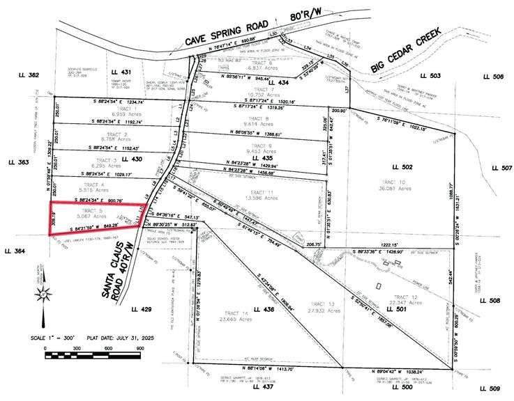 Tract 5-5.067 acres [BIDDING BY THE ACRE] image