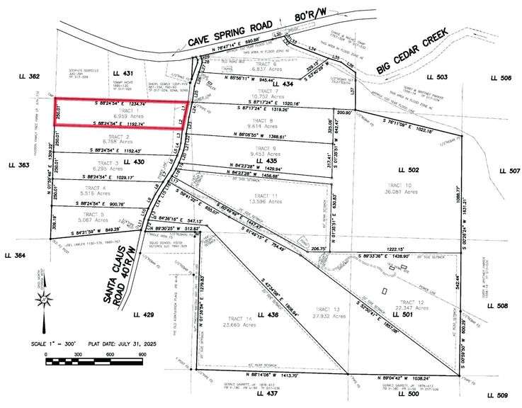 Tract 1-6.959 acres [BIDDING BY THE ACRE] image