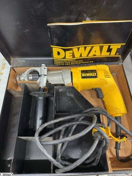 Dewalt hammer Drill IN Case image